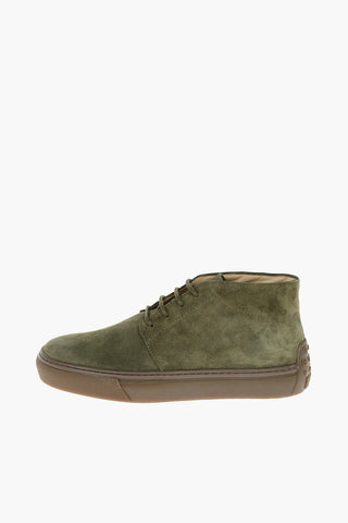 Polacchine in Suede CASSETTA con Suola Logata
