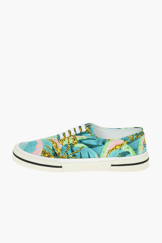 TYSON REEDER X CELINE Sneakers in Tela ACID JUNGLE con Stampa AUTOBAHN