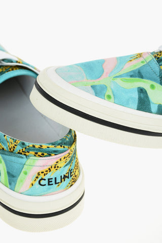 TYSON REEDER X CELINE Sneakers in Tela ACID JUNGLE con Stampa AUTOBAHN