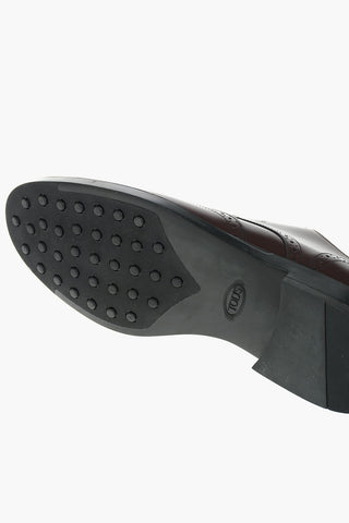 Full-brogue Leather Oxford Derby Shoes