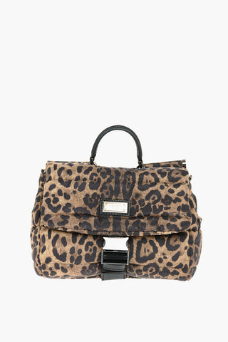 Animalier Print SICILY Quilted Crossbody Bag