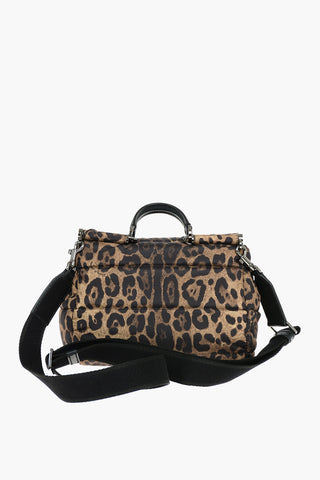 Animalier Print SICILY Quilted Crossbody Bag