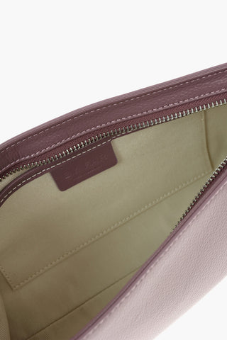 Leather Shoulder Bag With Chains