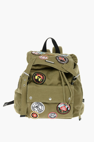 NOE Fabric Backpack With Patches