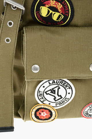 NOE Fabric Backpack With Patches