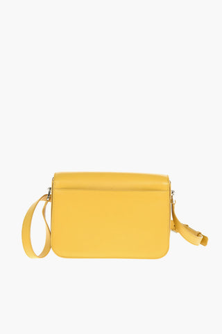 Leather LE PAVE Satchel Crossbody Bag With Magnetic Closure