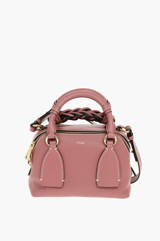 Leather DARIA Crossbody Bag With Braided hanle