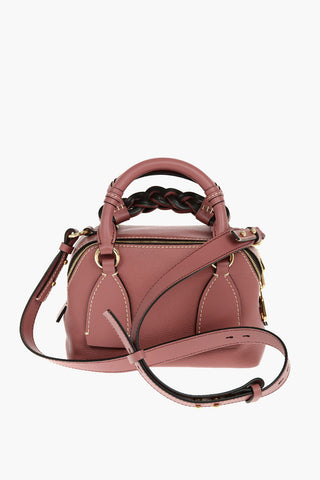 Leather DARIA Crossbody Bag With Braided hanle