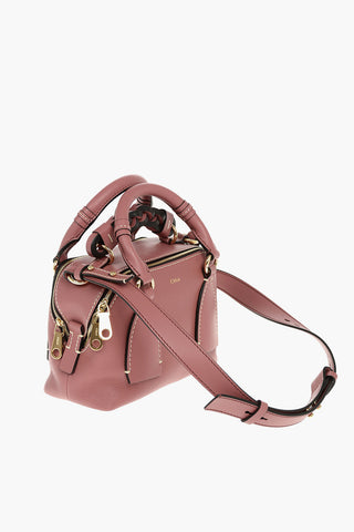 Leather DARIA Crossbody Bag With Braided hanle