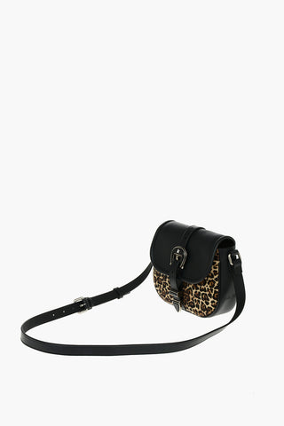 Animalier Print RODEO Leather And Ponyskin Crossbody Bag