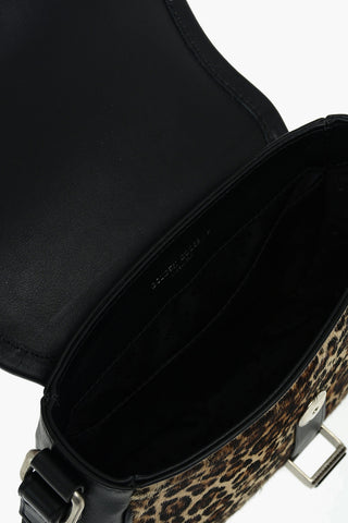 Animalier Print RODEO Leather And Ponyskin Crossbody Bag