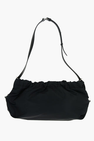 Borsa A Spalla THE BUNDLE Con Coulisse E Logo Ricamato