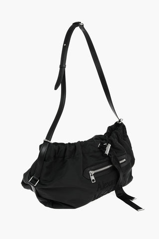 Borsa A Spalla THE BUNDLE Con Coulisse E Logo Ricamato