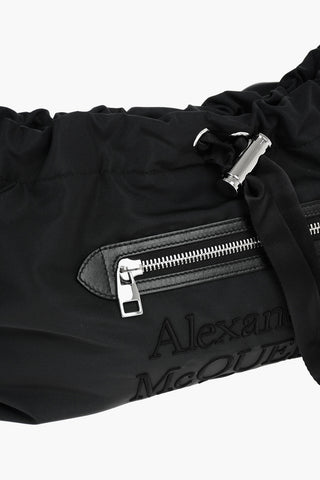 Borsa A Spalla THE BUNDLE Con Coulisse E Logo Ricamato