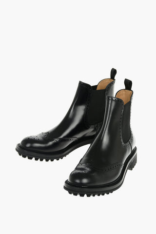 Dovetail Full-borgue Leather AURA LW Chelsea Booties