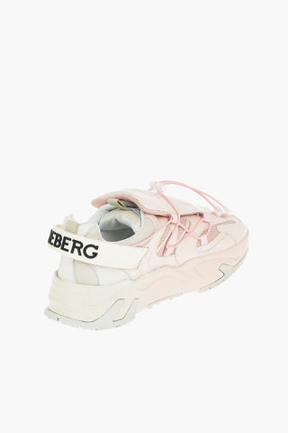 Polished Leather KAKKOI Sneakers with Drawstring Fastening