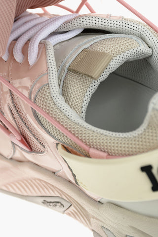 Polished Leather KAKKOI Sneakers with Drawstring Fastening