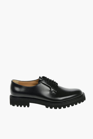 Leather SHANNON T Oxford Derby Shoes with Cleated Sole