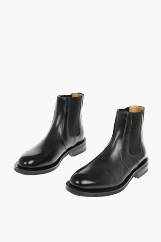 Leather NONO Chelsea Boots with Embossed Logo