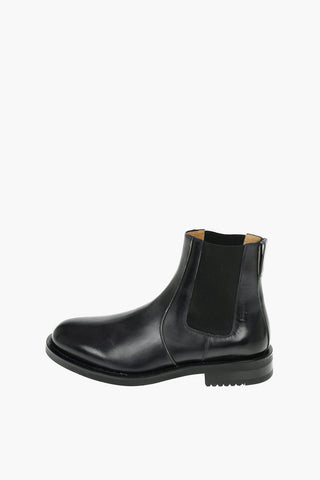Leather NONO Chelsea Boots with Embossed Logo