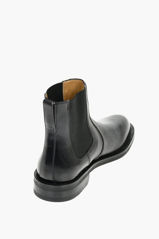 Leather NONO Chelsea Boots with Embossed Logo