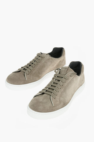 Sneakers BOLAND in Suede con Logo Inciso