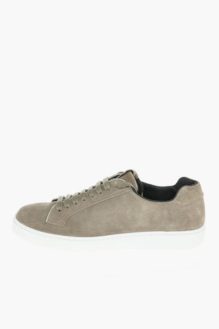 Sneakers BOLAND in Suede con Logo Inciso