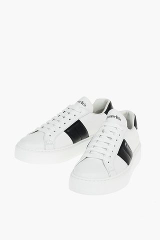 Soft Leather MACH 3 Sneakers with Debossed Logo