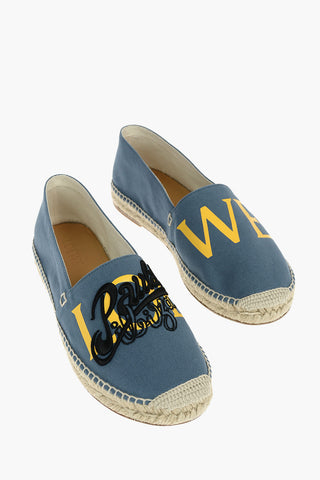 Embroidered Canvas PAULA'S IBIZA Espadrilles with Rope-lined Sole