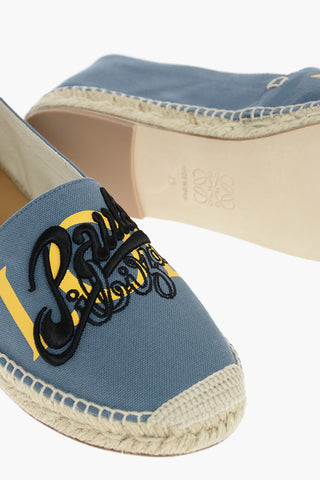 Embroidered Canvas PAULA'S IBIZA Espadrilles with Rope-lined Sole