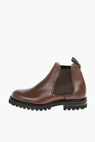 Grained Soft Leather CORNWOOD 2 Chelsea Boots with Cleated Sole