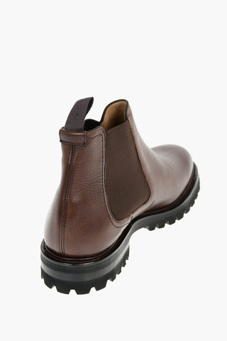 Grained Soft Leather CORNWOOD 2 Chelsea Boots with Cleated Sole
