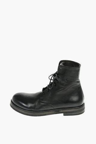 Leather ZUCCA Lace-up Ankle Boots