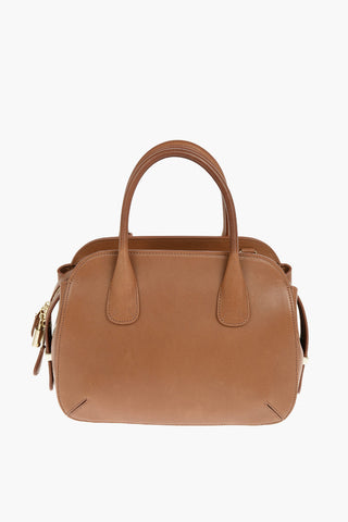 Palmellato Leather LA PRIMA Boston bag with Removable Shoulder Strap
