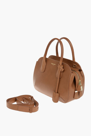 Palmellato Leather LA PRIMA Boston bag with Removable Shoulder Strap