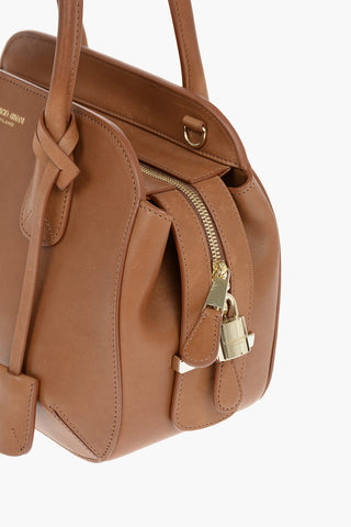 Palmellato Leather LA PRIMA Boston bag with Removable Shoulder Strap
