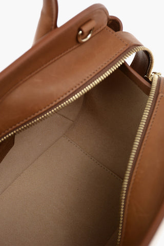 Palmellato Leather LA PRIMA Boston bag with Removable Shoulder Strap