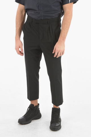 Double-pleated LOOSE TAPERED FIT Low-Rise Pants
