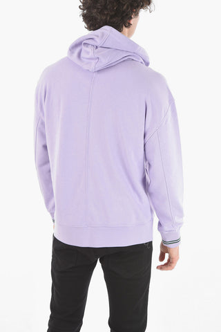 JAMES HARDEN x NEIL BARRETT Easy Fit Hoodie with Hood and Printed Logo