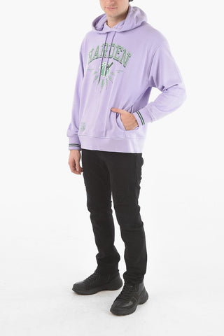 JAMES HARDEN x NEIL BARRETT Easy Fit Hoodie with Hood and Printed Logo