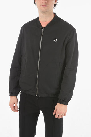 Reversible CRAZY BOLTS Nylon Bomber Jacket