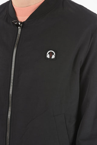 Reversible CRAZY BOLTS Nylon Bomber Jacket
