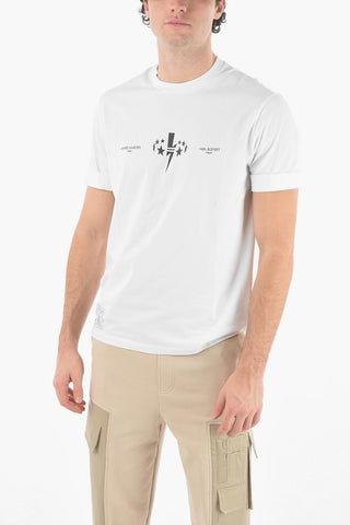 JAMES HARDEN x NEIL BARRETT Printed Logo BOLT STAR T-Shirt