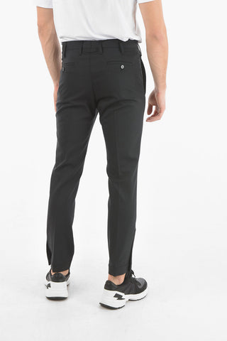 Buttoned Ankle SLIM FIT Regular Rise Pants