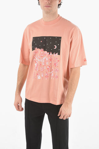 Printed DANCING IN THE MOONLIGHT Easy Fit T-Shirt