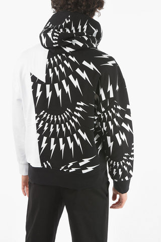 Maxipocket TRI-COLOUR CRAZY BOLT Hoodie