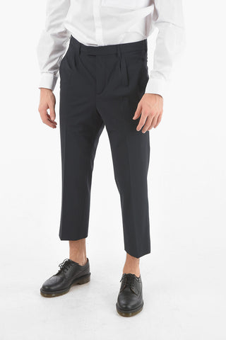 Double-pleated LOOSE TAPERED Low-Rise Pants