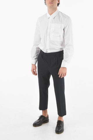 Double-pleated LOOSE TAPERED Low-Rise Pants