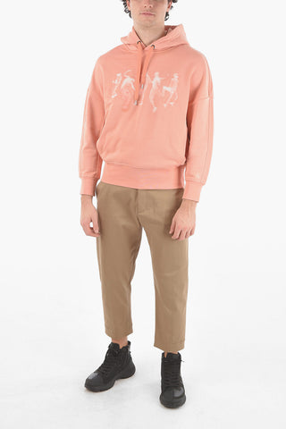 Baggy BLURRED DANCERS Cotton Hoodie