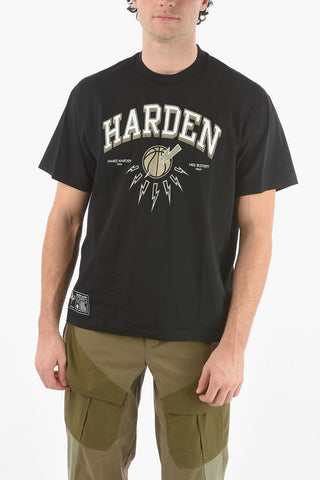 JAMES HARDEN x NEIL BARRETT Crew Neck Printed Logo T-Shirt